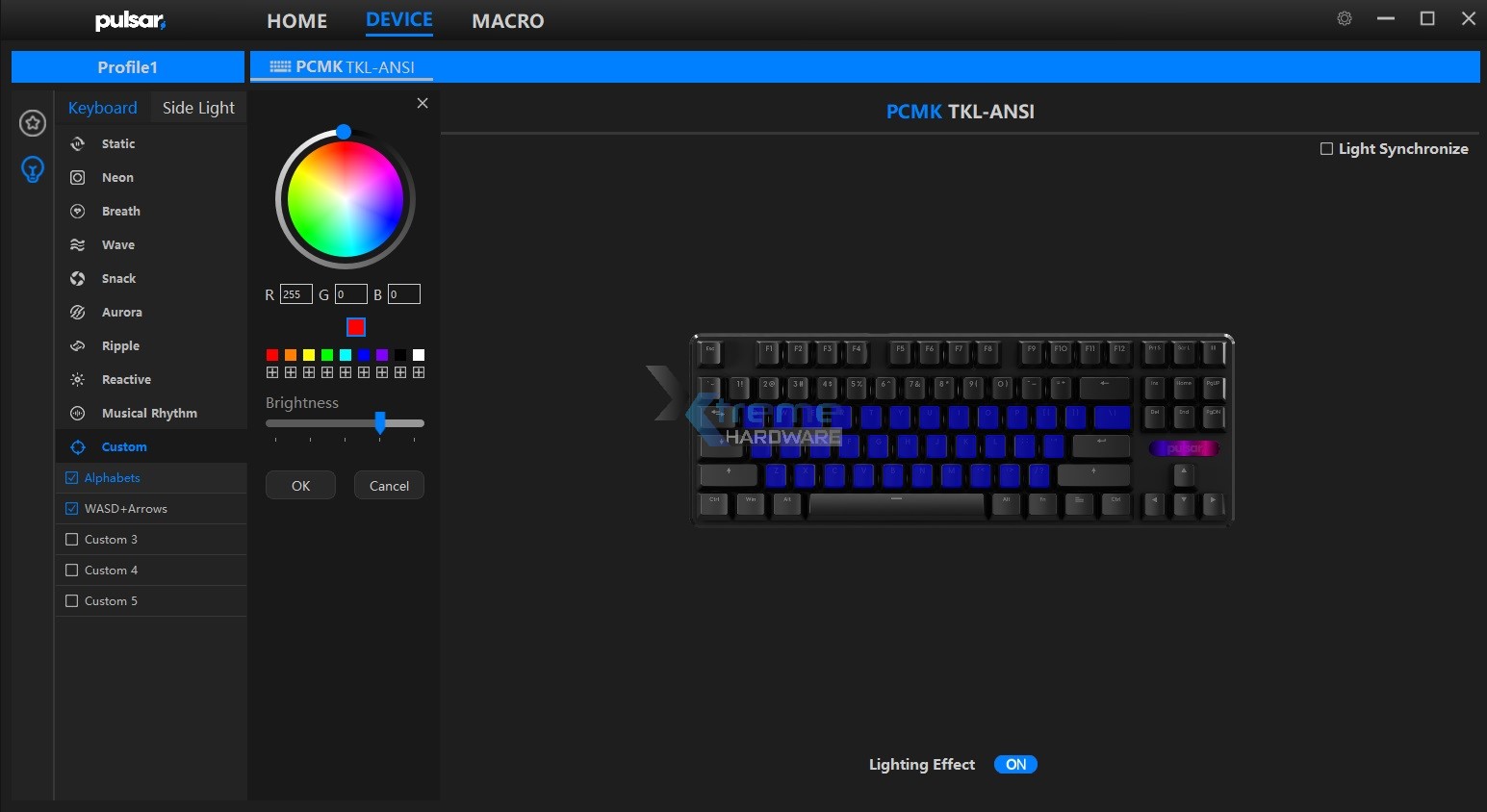 Pulsar Fusion PCMK TKL 8 68506