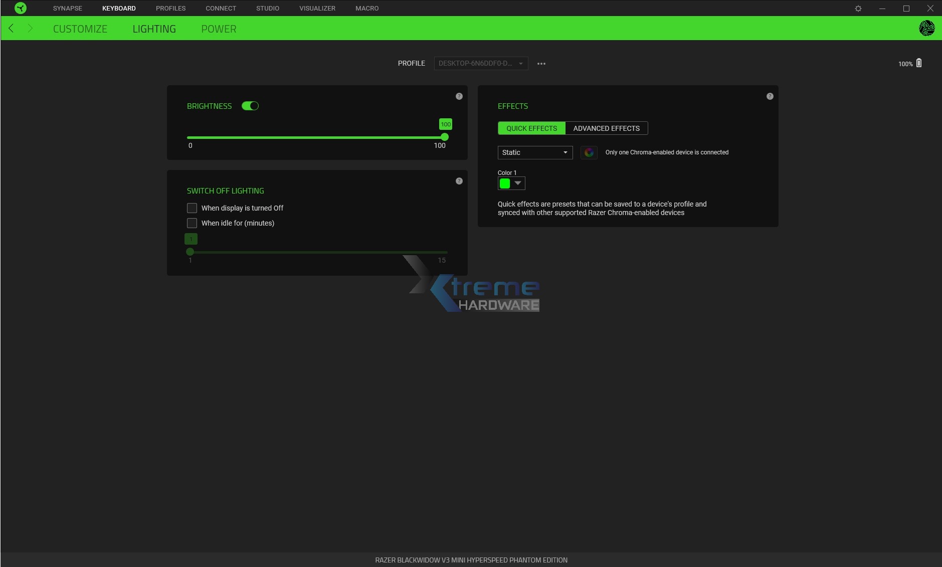 Razer Synapse BlackWidow V3 Mini HyperSpeed 4 c234a
