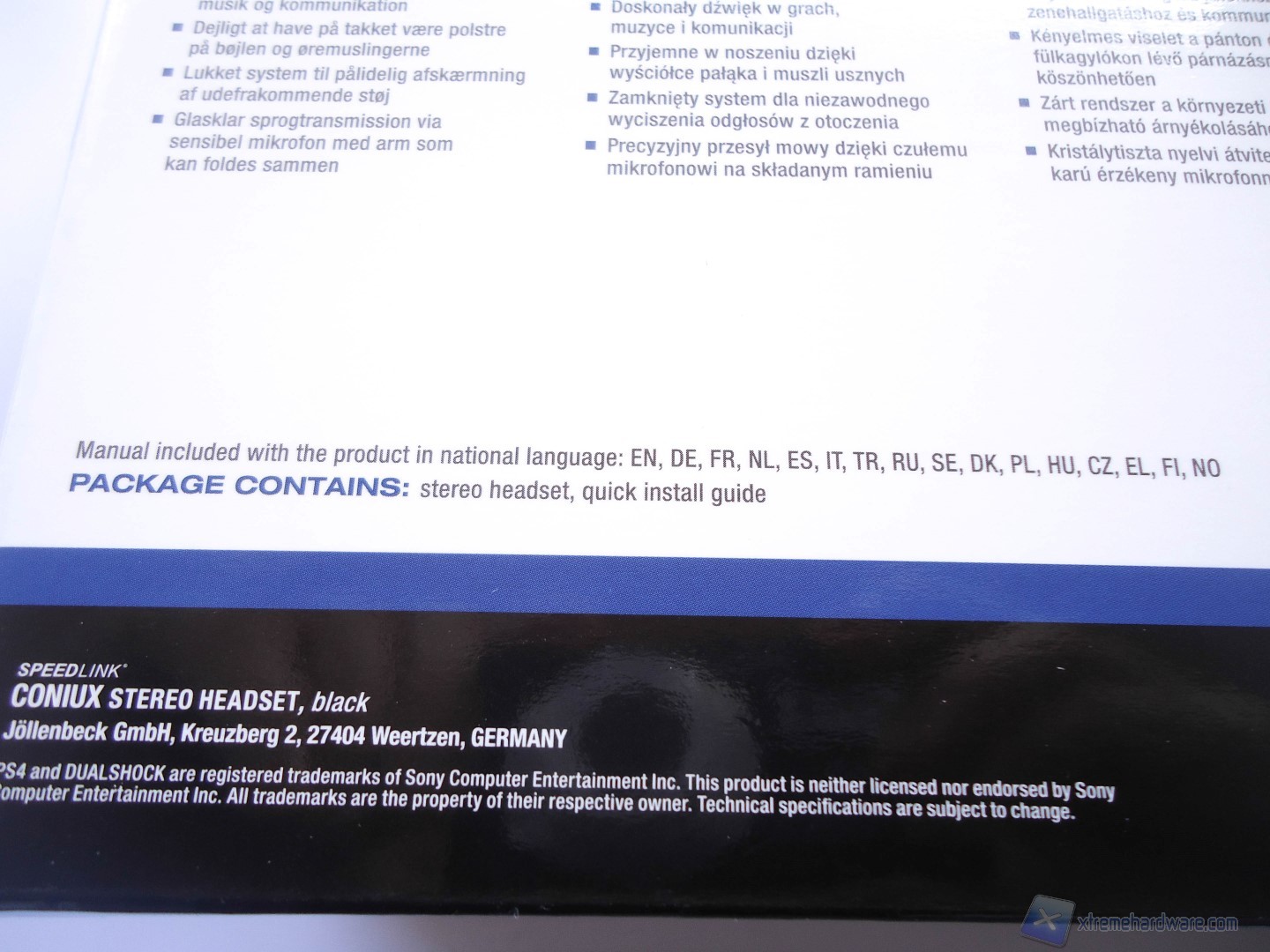 Speedlink Coniux PS4 8